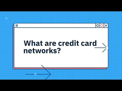 What are credit card networks?