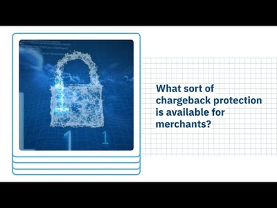 What sort of chargeback protection is available for merchants?