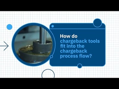How do chargeback tools fit into the chargeback process flow?